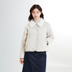 스파오 탈착 칼라 경량 퀼팅 재킷_SPJAE4TG01