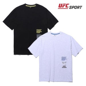 UFC SPORT 애시드 워딩 오버핏 반팔 티셔츠 U2SSU2313 567000