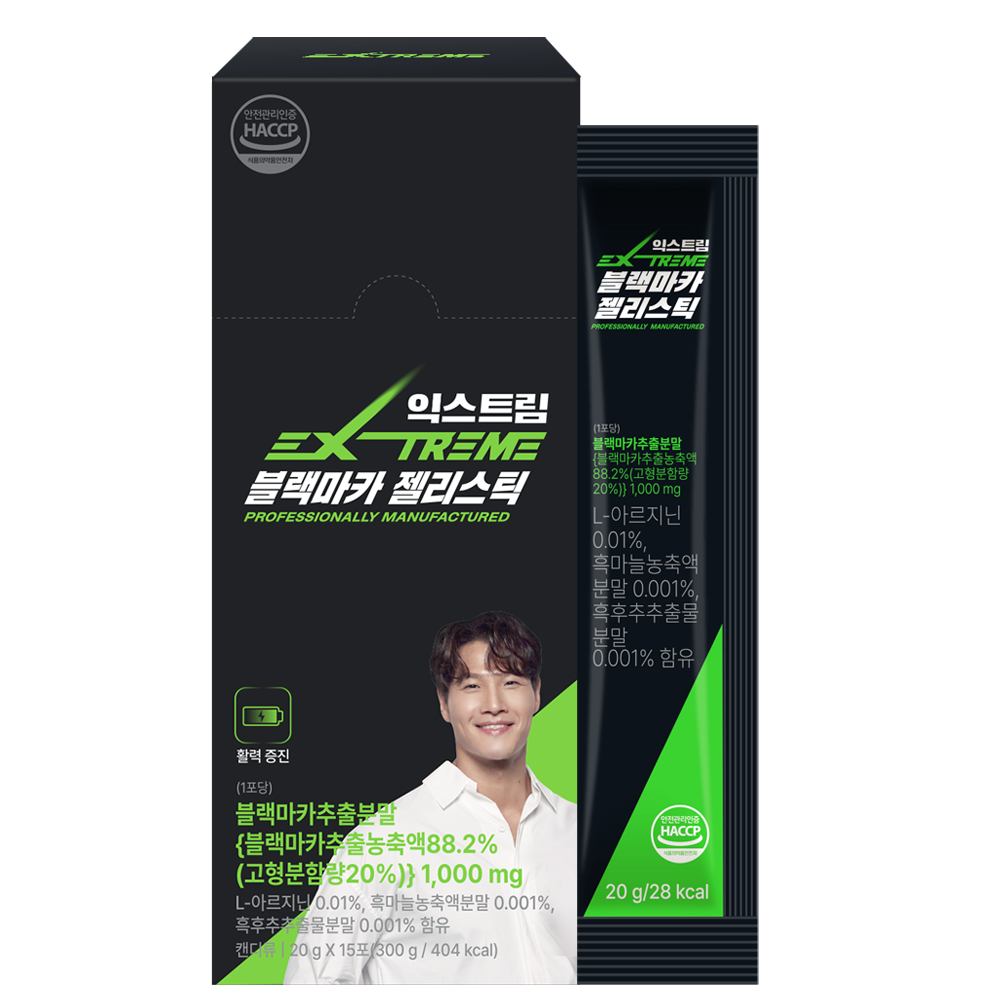 코스맥스바이오 익스트림 블랙마카 젤리스틱 20g x 10포, 6개