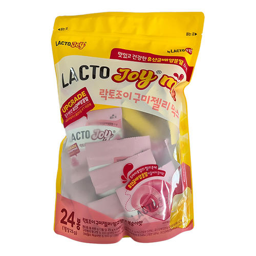 종근당건강 <b>락토핏 락토조이 구미 젤리</b> 600g 복숭아 <b>망고맛</b> 유산균 <b>젤리</b> (유통기한 26년1월)