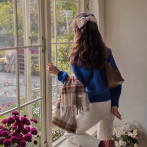 슈리아드 부드럽고 보송한 케이블 니트 [size:F(55~66)]