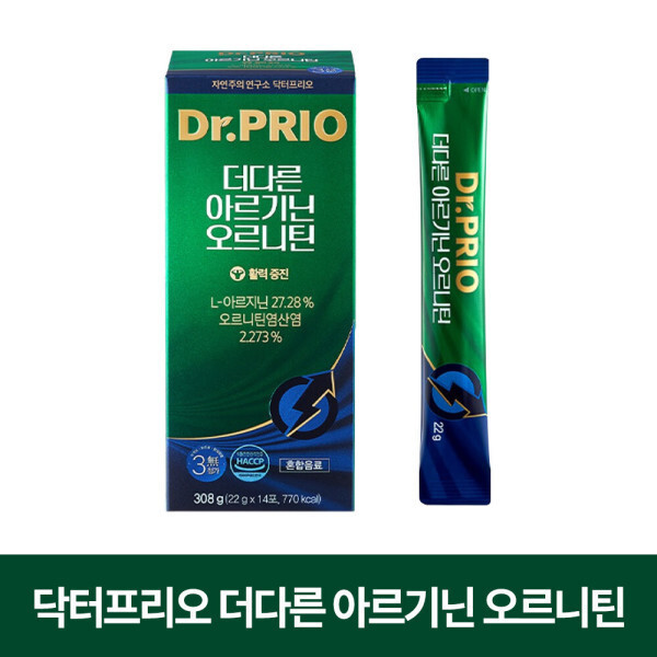 닥터프리오 닥터프리오 <b>더다른 아르기닌 오르니틴</b> 22g x 14포