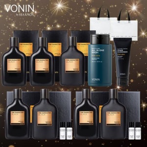 엘지생활건강 [원데이 특집 최다구성]보닌 남성 기초 세트(스킨 4병+에멀전 3병+올인원 워시 1개+폼 클렌져 1개+new 쇼핑백 2장)