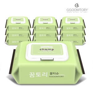 꿈토리 아기물티슈 뉴가득찬 챔프 55gsm 100매 10팩