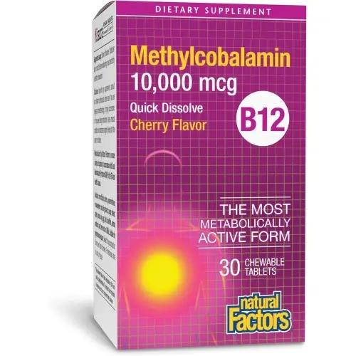 네추럴팩터 비타민<b>B12 메틸코발라민 10000mcg</b> 30정