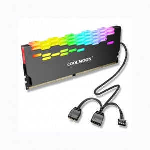 COOLMOON RA-2 ARGB 메모리 방열판 (그레이)