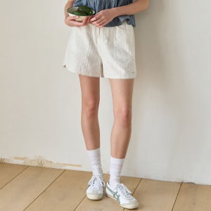 [커버낫 우먼] 우먼 레이스 쇼츠 White