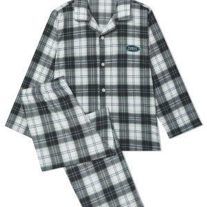 클라우드 체크 남성 파자마 세트