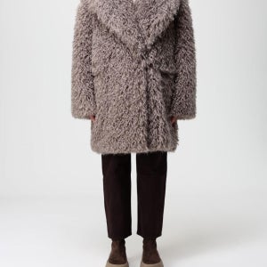 딸리아토레 WOMEN 코트 BROWN ASTRIDF80010 6564457