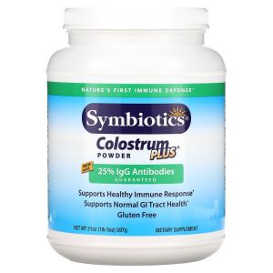 Symbiotics <b>심바이오틱스</b> 초유 콜로스트럼 플러스 파우더 분말 597g 글로불린