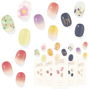 혀누닷컴 국산 그라데이션 젤 네일 스티커 붙이는 셀프 예쁜 네일팁 인조 손톱 네일아트