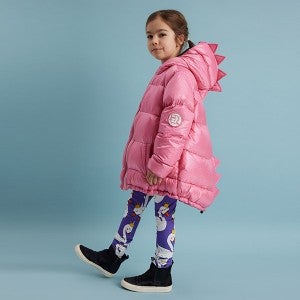 KUKUKID AW25RE[쿠쿠키드]구스다운 디노 패딩-KK23KAOUT0004PNK