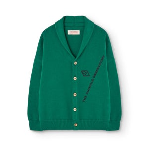 THE ANIMALS OBSERVATORY SS26캡슐[타오]로고포인트 가디건 그린-TA26KSCAR6014GRN