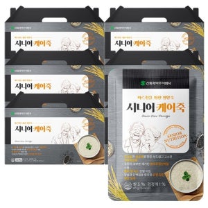 신풍제약 시니어 케어죽 (40g x 30포) x 6박스 영양죽 시니어죽
