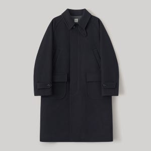 [어나더오피스] Voyager Balmacaan Coat (Dark Navy)