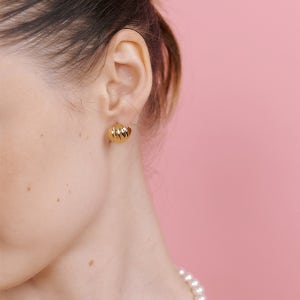 [마티아스] Bowl Earring (Gold)