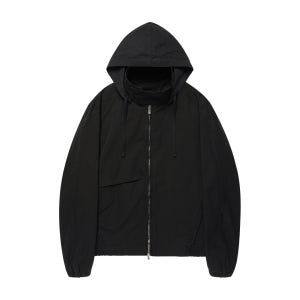 시미트리컬 소사이어티 사이드 턱 자켓 블랙 SAUBJACK163