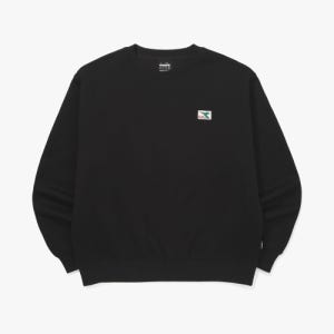 [디아도라] 컴피 기모 맨투맨 BLACK D5423LFS80BLK