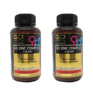 Go Healthy 고헬시 <b>징크 컴플렉스</b> 원어데이 아연 120정 2개