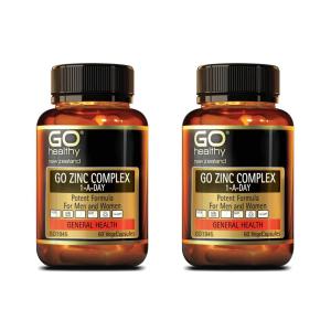 Go Healthy 고헬시 <b>징크 컴플렉스</b> 원어데이 아연 60정 2개