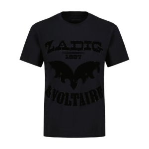 쟈딕앤볼테르 25FW 자딕앤볼테르 반팔 티셔츠 JWTS02826 011 black