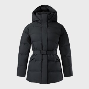 [코오롱스포츠] 여성 쿠치 윈드스토퍼 중기장 미드 다운 TVJDW25612BLK