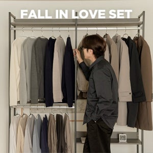 엠부띠끄 논슬립 옷걸이 폴인러브 세트