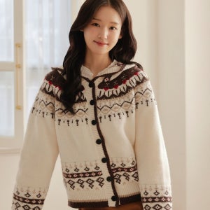 마리끌레르 인디하트 노르딕 후드가디건(MAFDKC20MCM)