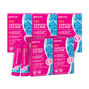 일양약품 <b>이너</b> 프로바이<b>틱스</b> 여성 질유래 유산균 임산부 5박스 5개월분