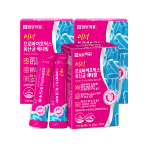 일양약품 <b>이너</b> 프로바이<b>틱스</b> 여성 질유래 유산균 임산부 3박스 3개월분