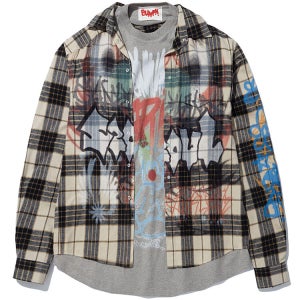 산쿠안즈 그레이 그래픽 롱슬리브 S25AWBUSL0102-GY