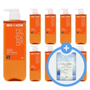 미쟝센 퍼펙트 오리지널 세럼 샴푸 680ml x9개 + 사은 마스크팩 x20개