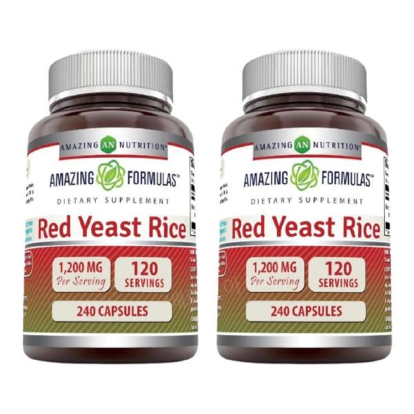 어메이징포뮬러스 홍국쌀 홍국 <b>레드이스트라이스</b> 1200mg 240캡슐 2개