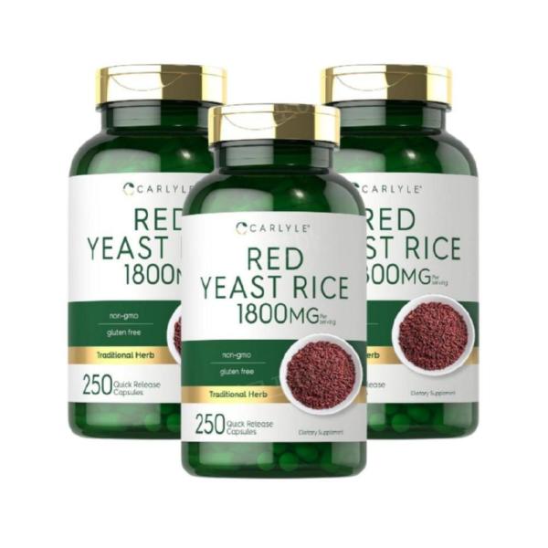 칼라일 홍국 홍국쌀 <b>Red Yeast Rice</b> 1800mg 250캡슐 3개 8개월분