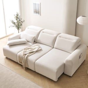 하모니 패브릭 4인용 전동 무빙 슬라이딩 모션 소파