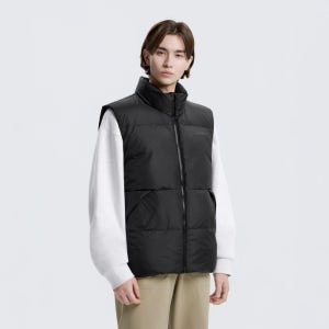 내셔널지오그래픽 [무료교환&반품] N254UDV170 에이라 하이넥 구스다운 베스트 BLACK