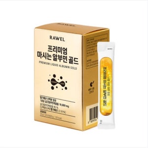 RAWEL 프리미엄 마시는 <b>알부민</b> 골드 20g x 30포, 3개