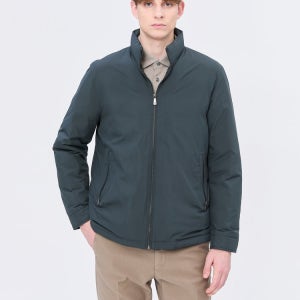 [닥스 남성] 닥스 그린 단색 구스다운 패딩점퍼 WMJU4D043E3