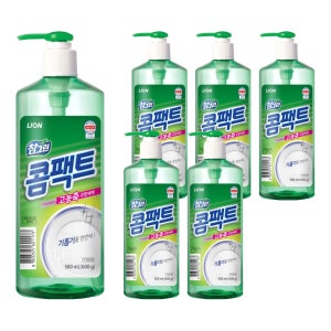 참그린 콤팩트 주방세제 용기  600g  6개
