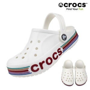 크록스 CROCS 바야밴드 레인보우 글리터 클로그 키즈 209730-100 2210476280