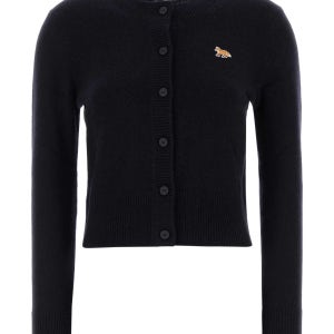 메종키츠네  미드나잇 블루 울 카디건 PW00506KT1006 0413