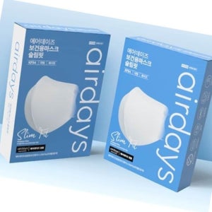 KF94마스크 슬림핏 대형 화이트 100매 안전 비말 전염 보건 먼지 차단 김서림방지