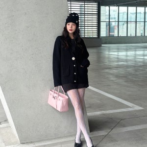 [넘버투애니원][N21]앙고라 가디건(N2WCA25003BKX)