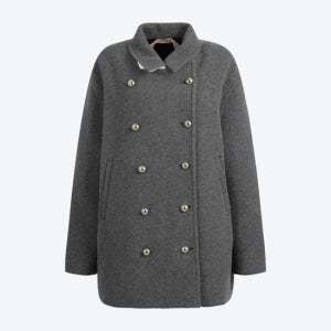 [넘버투애니원][N21]울 버튼 퍼코트(N2CAA25008GYX)