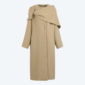 [넘버투애니원][N21]머플러 롱 코트(N2CAA25004BEX)