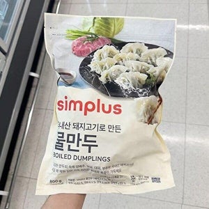 [셀러허브 식품]심플러스 물만두 800g 아이스박스포장 203006