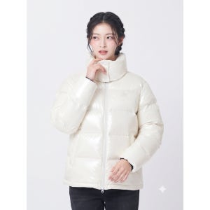 [뉴발란스]  여성 글로시 구스 숏다운 아이보리 NBNPD4W142-39
