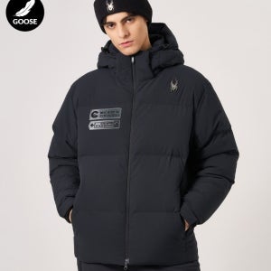 남성 패트롤 헤비 구스 다운 자켓,SPKWCNDJ305MBLK