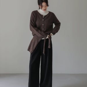 [FRANCAIS] 엘리온 투 핀턱 와이드 슬랙스_54SL1056