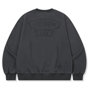 [볼컴] 캘리포니아 가먼트 다잉 맨투맨(차콜) VA253RM001CH